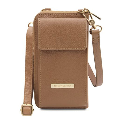 TL Bag - Leather wallet/phone holder with strap